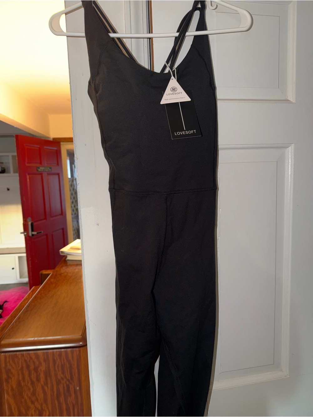 Women's Black Athletic Jumpsuit NWT